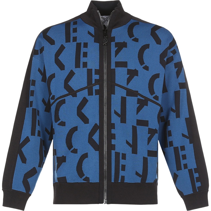 高田贤三 KENZO 男士KENZO SPORT系列棉质立领长袖开衫针织衫夹克FB6 5BL637 3SD