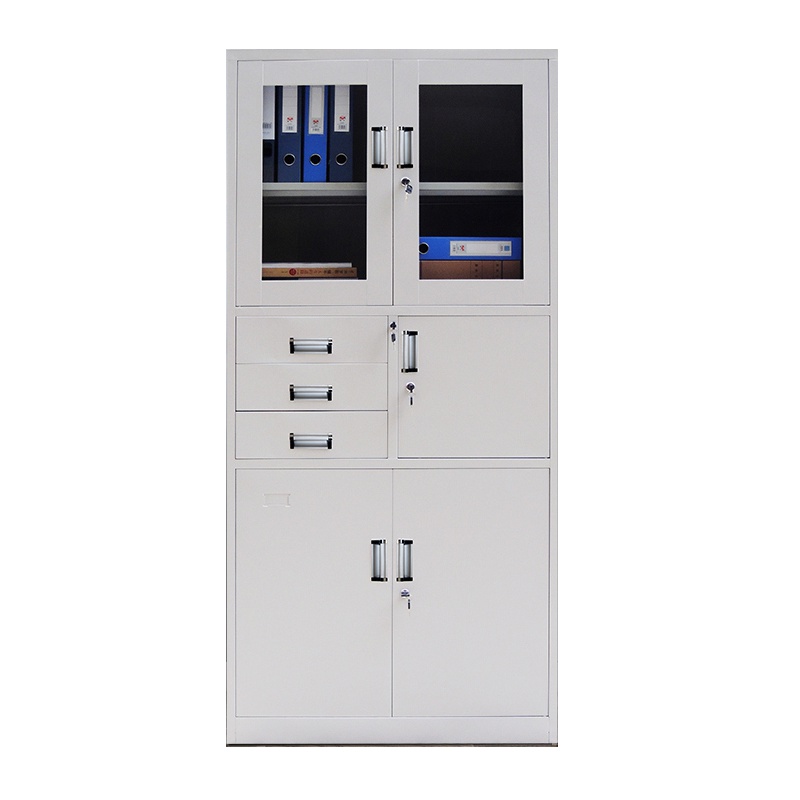 钜晟办公家具钢制文件柜偏三斗内保文件柜