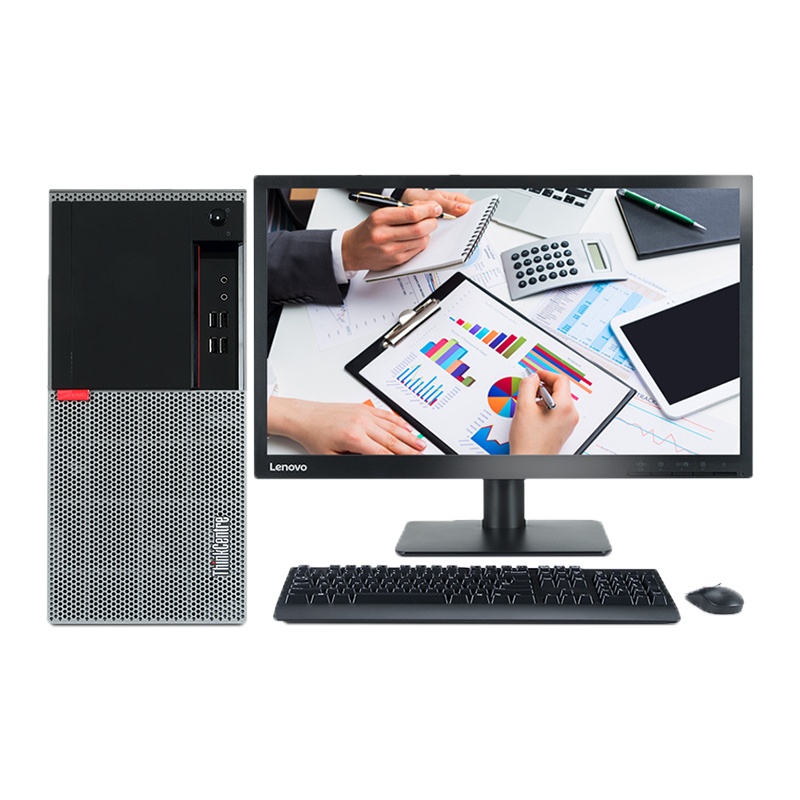联想台式机THINK E95/ I5-7400/8G/1T+128SSD/21.5"/WIN7