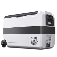 T36-车家两用LG进口压缩机冰虎36L制冷车载冰箱12v24v220V大容量手机控温冷冻冷藏分区拉杆便携货车轿车冰箱