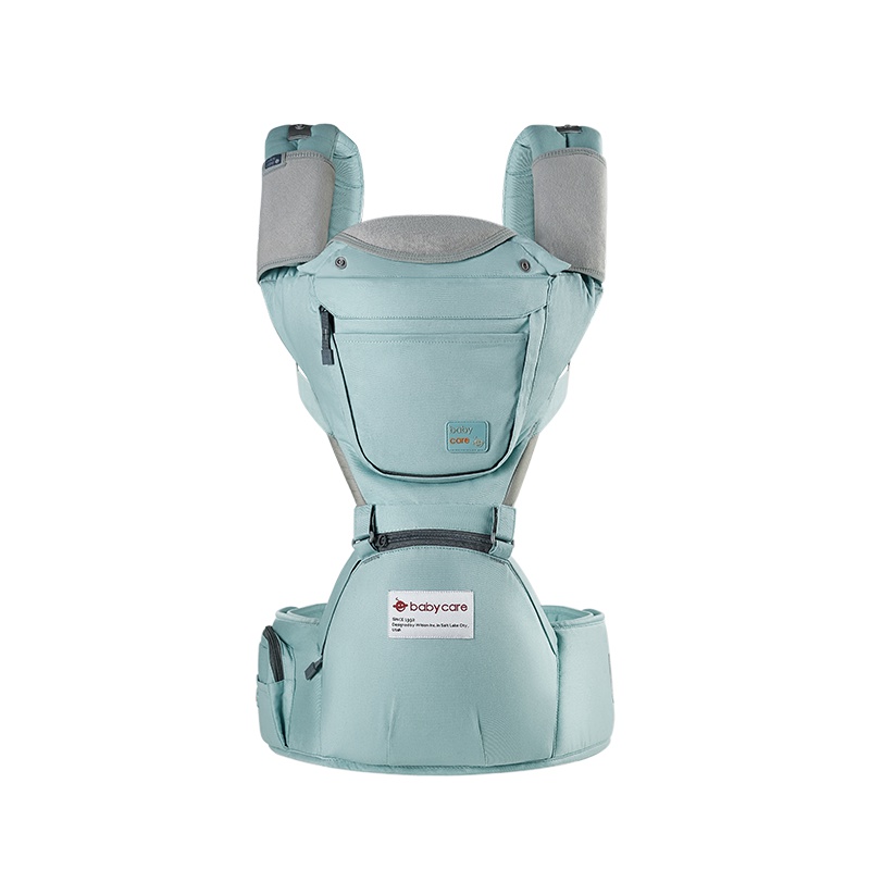 babycare多功能宝宝婴儿双肩腰凳背带 四季通用款 薄荷蓝 均码