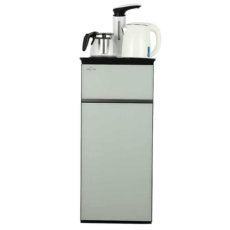 浪木(LM)饮水机家用智能全自动下置水桶小型立式泡茶艺多功能茶吧机2208AMU冷热两用电子制冷真沸腾一键注水智能温控