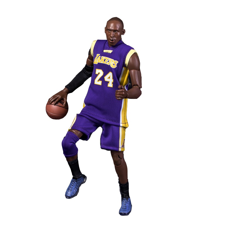 篮球球星手办 1/9 科比 24号 紫色球衣 可动模型玩具摆件