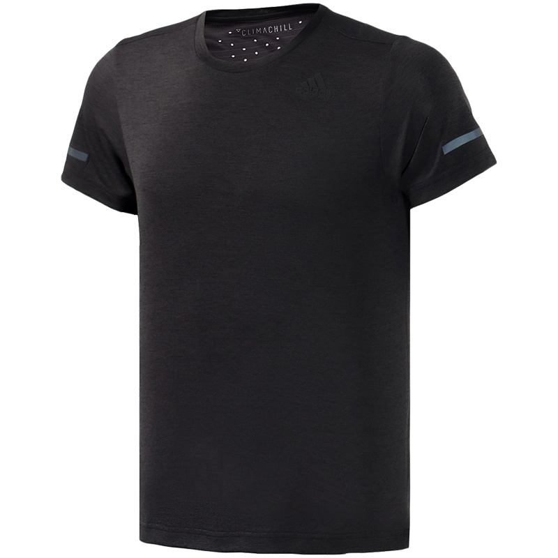 【自营】阿迪达斯男服装短袖T恤透气跑步训练服装EI6386