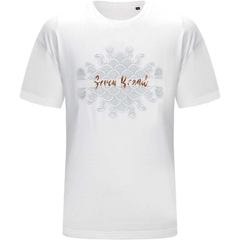 柒牌SEVEN男装夏季刺绣休闲中国风国潮短袖T恤