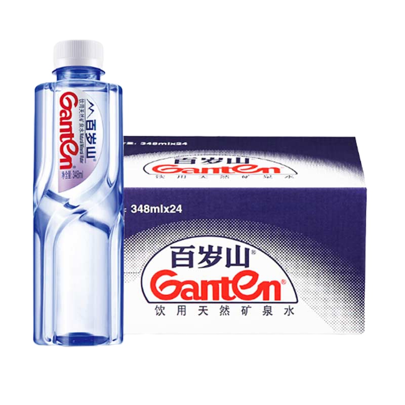 百岁山 矿泉水/会议室用水/纯净水 348ml/瓶 24瓶/箱 (1箱)