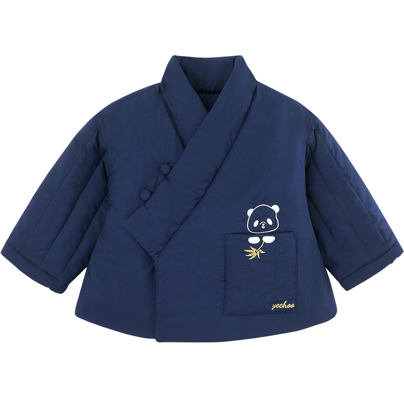 英氏儿童唐装男童古装长袖上衣汉服中国风2020秋冬新款YRWBJ30463A01