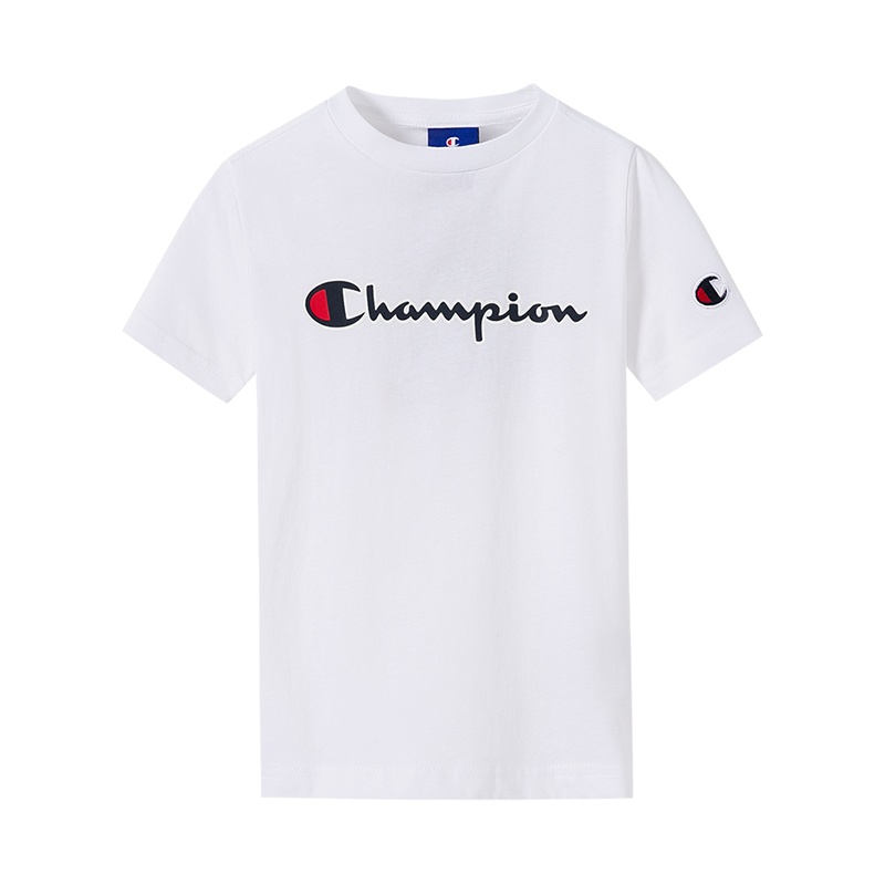 Champion/冠军 男女童儿童纯棉短袖T恤高端儿童T恤 