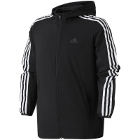 【自营】adidas男服外套夹克防风连帽休闲运动服DW4600