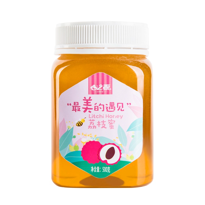 心之源 荔枝蜜 福建特色土蜂 野生蜂蜜500g