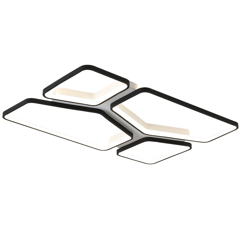 七只蚂蚁北欧LED卧室吸顶灯方形北欧主卧室灯温馨浪漫客厅灯2020年新款简约现代大气方形客厅吸顶灯卧室灯北欧餐厅灯具JH