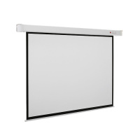 红叶100英寸16:9玻纤电动幕布 投影仪幕布 还原度高 商务办公