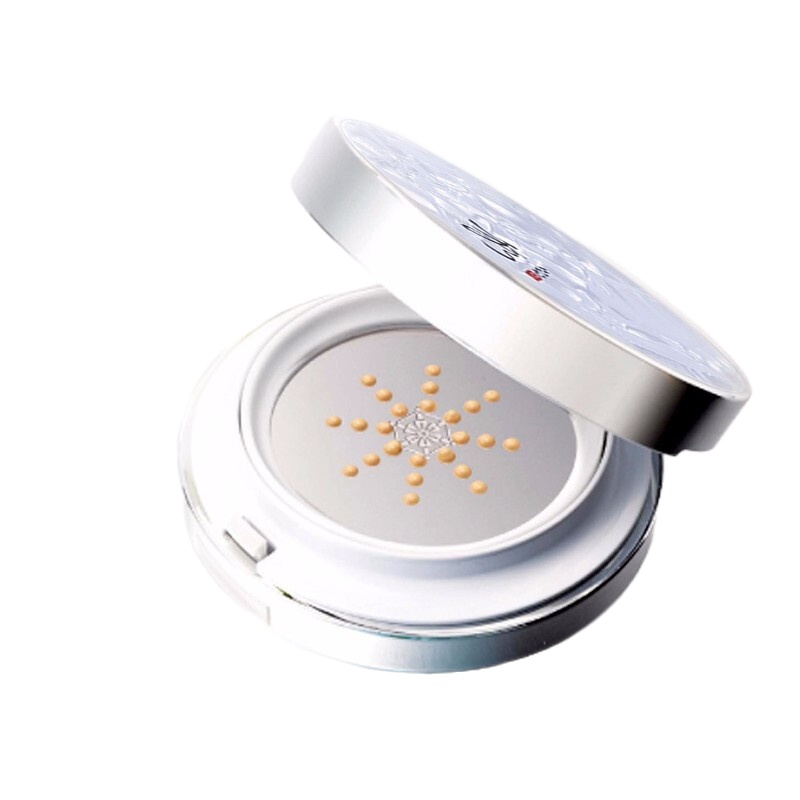 Sooryehan/秀雅韩护肤品 凝颜白玉镜气垫粉BB霜粉底液遮瑕亮肤保湿隔离轻薄无妆感防SPF50 17# 30g