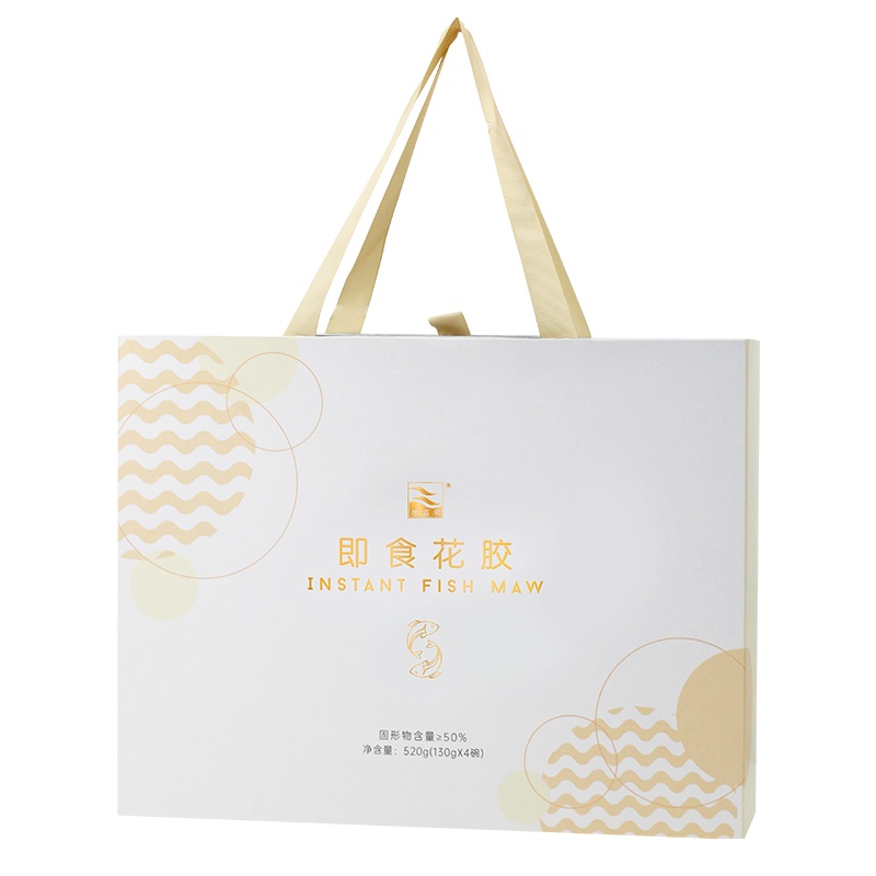 康富来即食花胶礼盒520g(130g×4碗)深海黄鱼 藜麦红枣味鱼肚孕妇月子营养滋补品礼盒