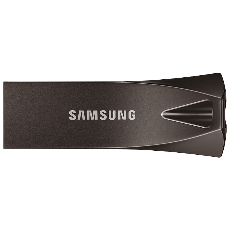 三星(SAMSUNG)128GB u盘usb3.1金属高速车载学生笔记本电脑U盘优盘 BAR升级版+ 深空灰
