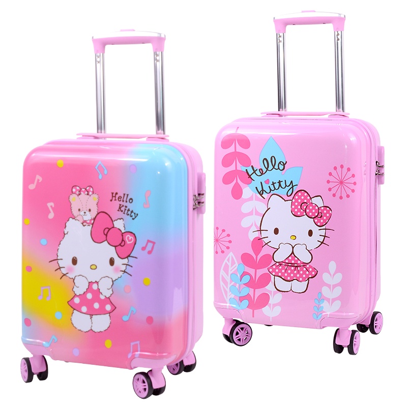 hellokitty儿童拉杆箱卡通万向轮旅行箱可爱女孩行李箱18寸