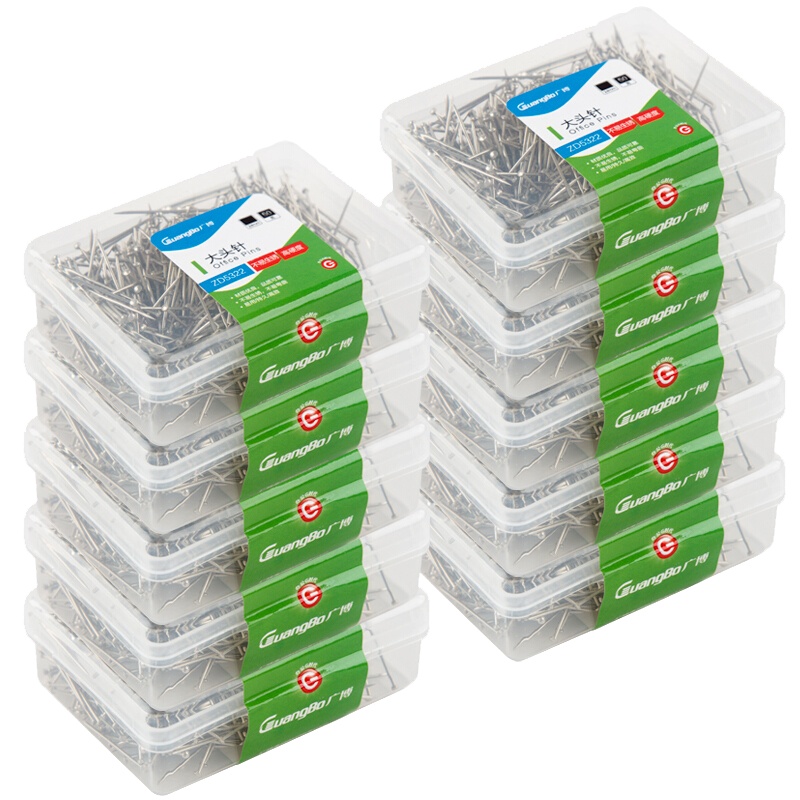 广博(GuangBo) ZD5322 24mm 大头针10盒/组 (单位:组)