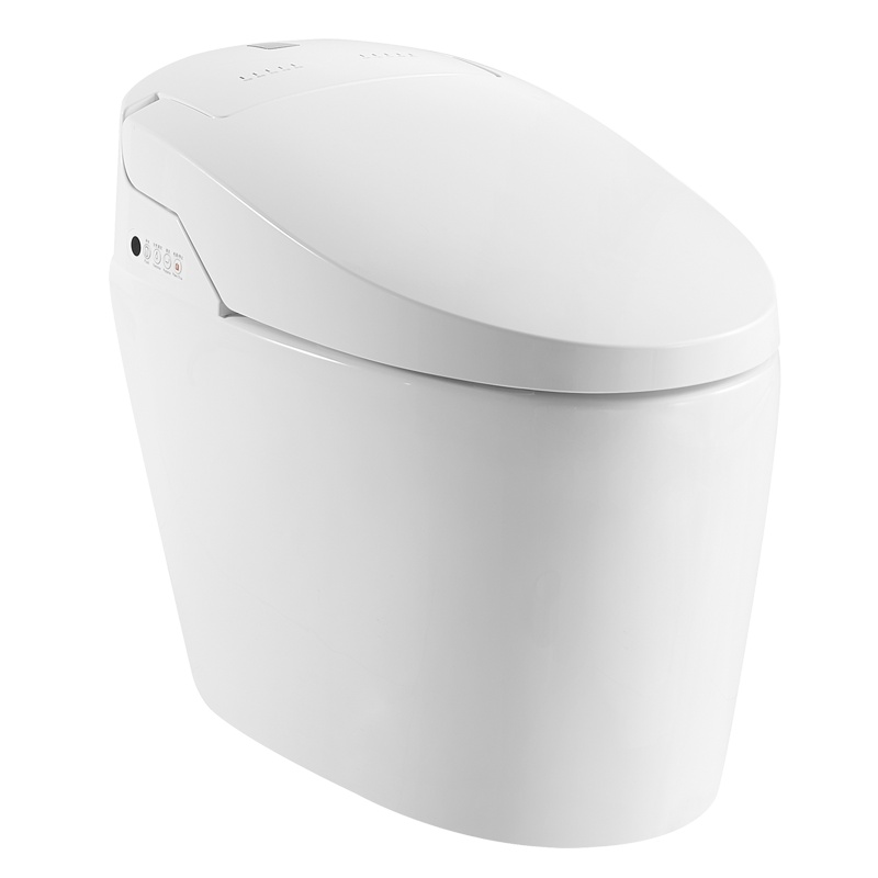 日本津上 智能马桶 一体式智能座便器连体式超漩式带遥控模式全自动坐便器地排300MM/400MM