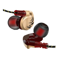 运动时尚入耳式耳机重低音集成线控带麦K歌男女通用跑步运动音乐耳塞圆线吃鸡游戏适用于OPPO VIVO 华为小米手机等