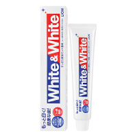 狮王(Lion)WHITE&WHITE牙膏 150g