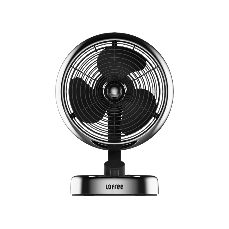 Lofree/洛斐桌面小风扇usb可充电便携式办公室宿舍家用小型摇头电风扇对流空气循环扇
