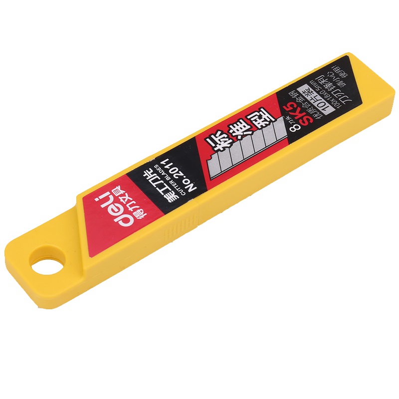 【精选】得力（deli）2011 大号加厚合金钢美工刀片 10片/盒（10个起订）