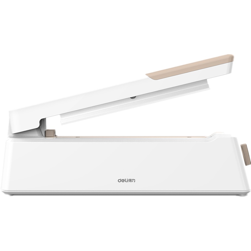 得力(deli) 16498 手压封口机 白色 手压家用食品保鲜机包装机小型包装机密封塑封机