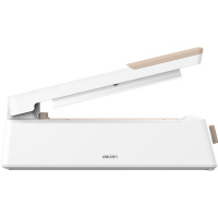 得力(deli) 16498 手压封口机 白色 手压家用食品保鲜机包装机小型包装机密封塑封机