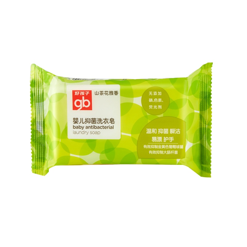 gb好孩子 婴幼儿洗衣皂 婴儿抑菌衣物洗衣皂 220g*3包优惠装
