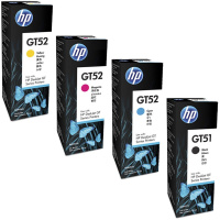 惠普(hp) 墨水 GT51四色 打印机彩色墨水适用5810/5820/310/410/318/418/319 gt51