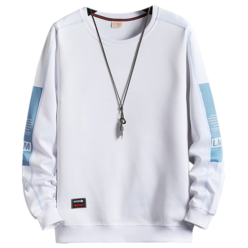 狮臣SHICHEN 2023年秋季新款男士卫衣休闲百搭长袖卫衣圆领套装打底衫时尚休闲运动卫衣男装