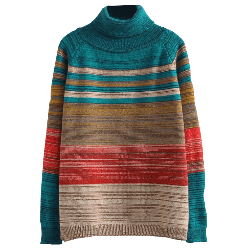 班俏BANQIAO2023秋装新款修身长袖堆堆高领针织打底衫女紧身毛衣女内搭秋冬潮女装