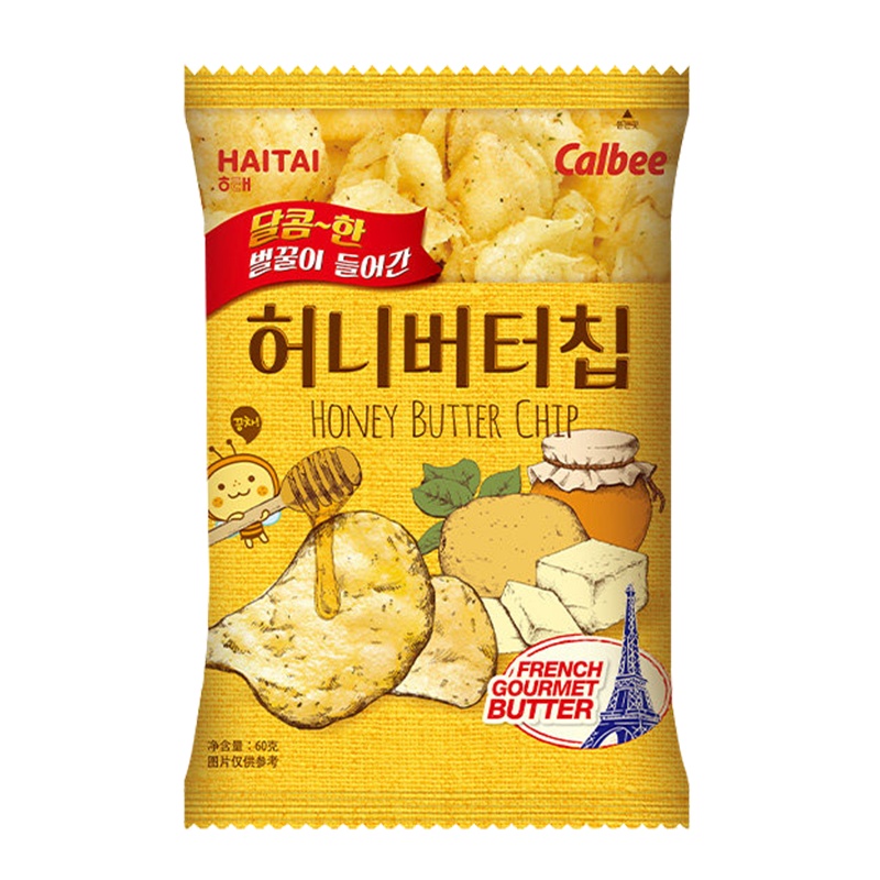 海太蜂蜜黄油薯片(膨化食品)60g 张艺兴同款