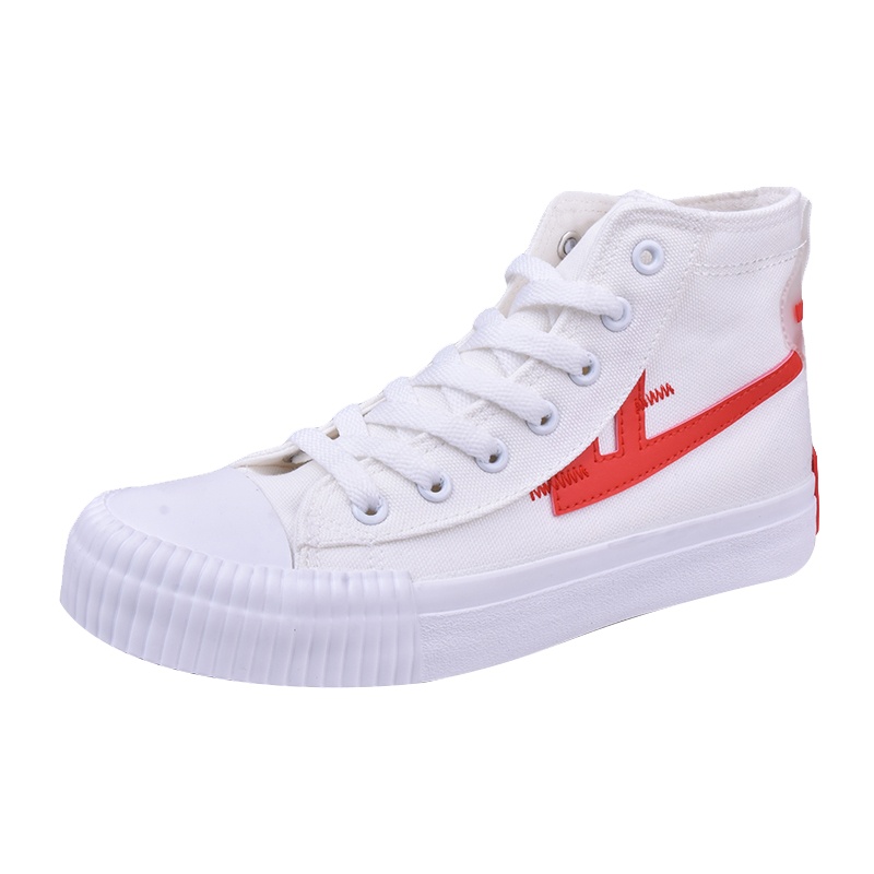 回力(Warrior)帆布鞋高帮男女鞋新款春季潮鞋子潮鞋百搭板鞋