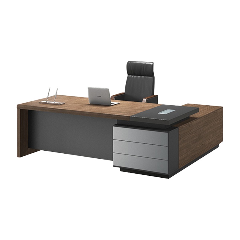 [理政]板式办公桌 简约现代 老板桌 经理办公室 板式大班台 主管会议桌