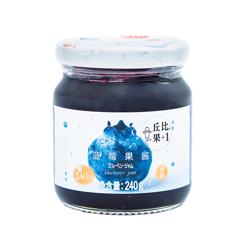 丘比果+1 蓝莓口味果酱 240g/瓶(瓶)