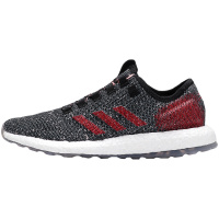 adidas男鞋跑步鞋PUREBOOST缓震轻便运动鞋B37777 B37777黑色/灰蓝/红