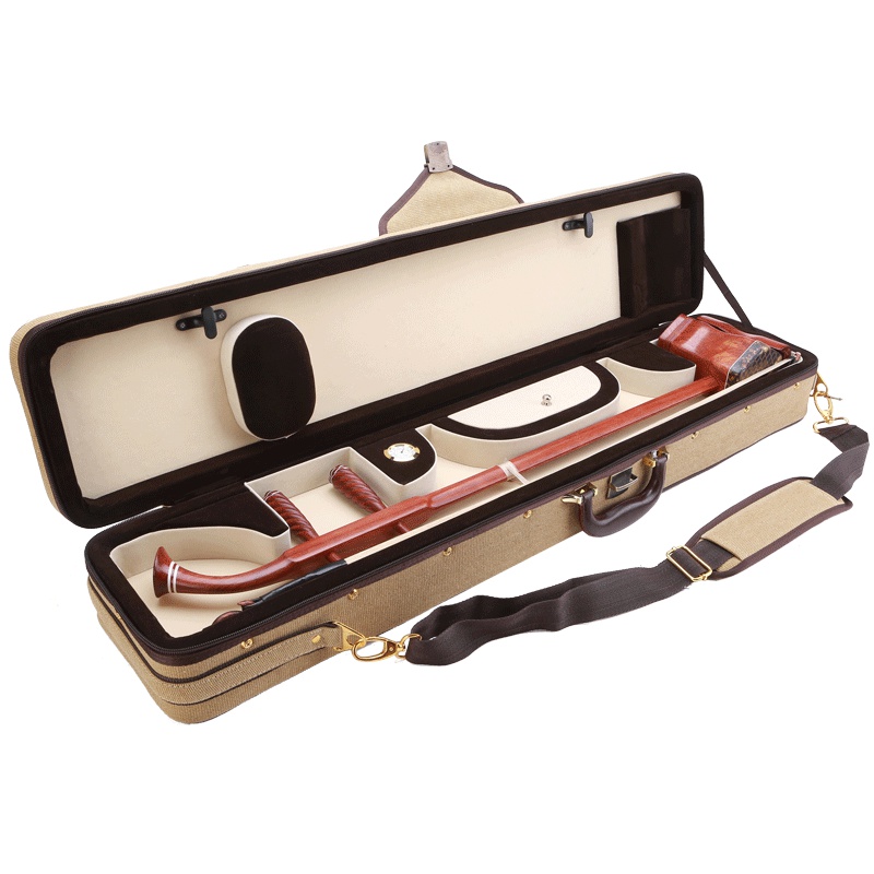 梵巢 帆布二胡盒 二胡 帆布 琴硬盒子 海绵 泡沫 防潮 手提 肩背 箱子 抗震 防摔 防压