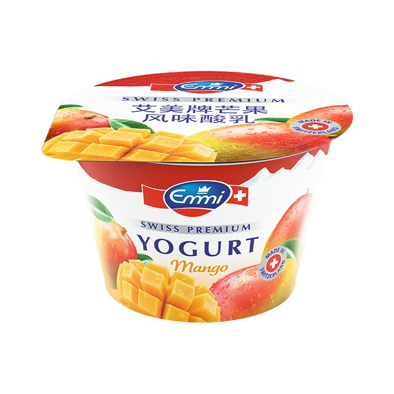 艾美Emmi 芒果风味低脂进口酸奶100g*10杯瑞士原装进口