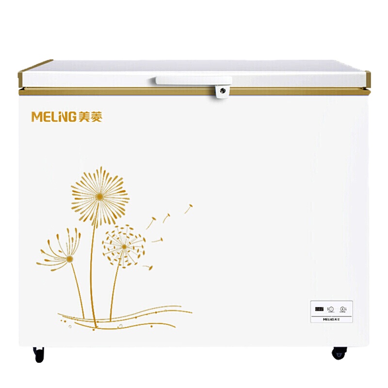 美菱(MELING) BC/BD-418DTE 418升 冷藏冷冻可切换 曲底商用冷柜 (电脑控温)