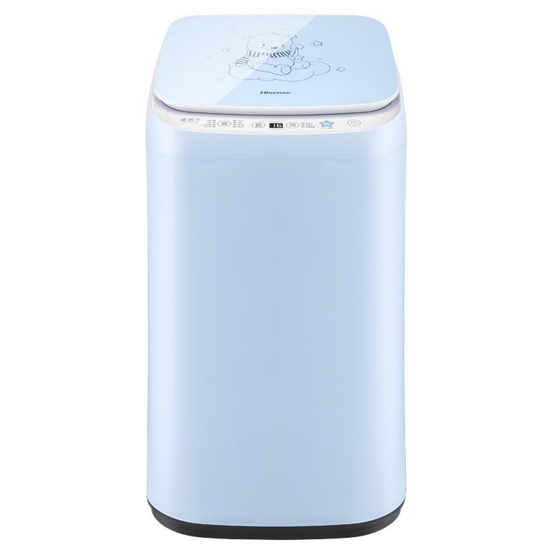 海信(Hisense)3公斤全自动婴儿宝宝家用母婴迷你波轮洗衣机 健康婴儿洗 高温蒸煮洗(叮当蓝)HB30DF642