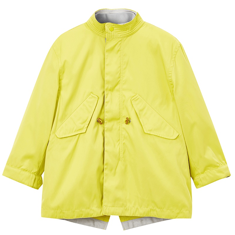 minipeace太平鸟童装男童外套中长款风衣立领儿童春秋外套韩版