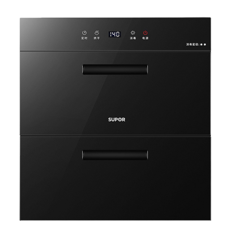 苏泊尔(SUPOR)ZTD100S-601紫外线消毒柜双层碗柜碗筷家用嵌入式100L大容量
