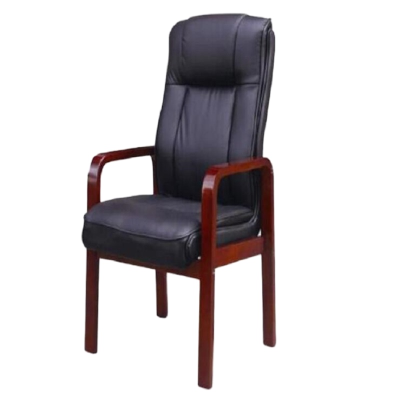 心业橡胶木皮质会议椅XY-XMY8扶手椅  此产品单件不出售批量请联系客服
