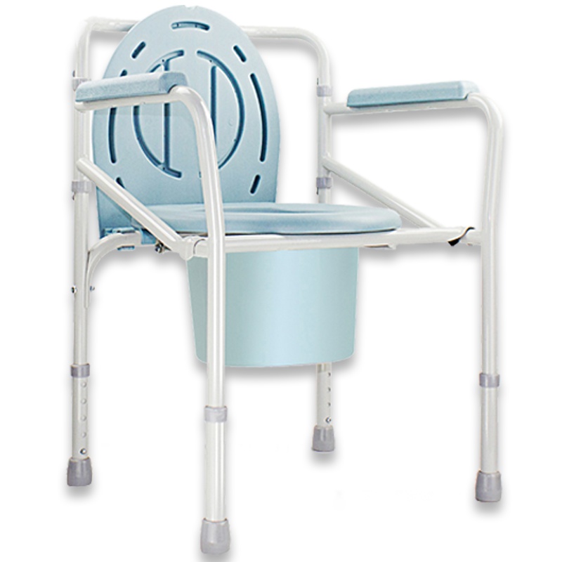 富林(FOLEE)坐厕椅ZC002成人老人残疾人孕妇大便椅可折叠不锈钢加固坐便器可伸缩调节方便通用椅坐便椅坐厕椅(器械)
