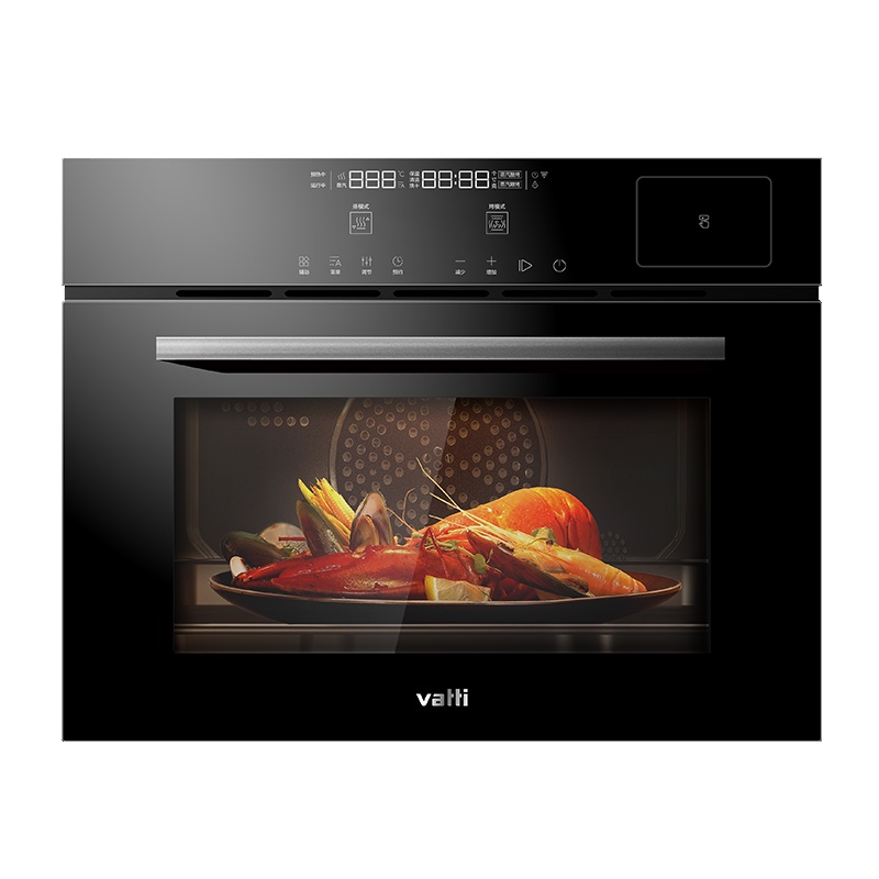 华帝(vatti)50升容量嵌入式一体机蒸烤箱蒸烤电蒸箱电蒸炉家用烘培110℃穿透蒸48种智能菜单蒸汽自清洁i23018