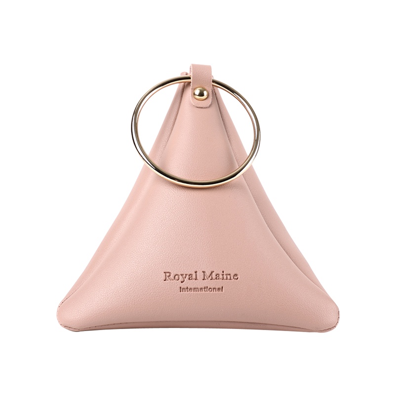 Royal Maine 新款三角形圆环手提包女粽子包气质零钱包个性手机包女包