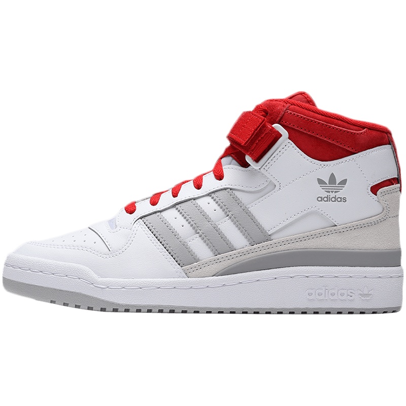 阿迪达斯三叶草男鞋板鞋高帮小白鞋休闲运动鞋FY6819