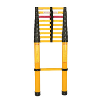 ABLEMEN 绝缘竹节梯 3M 伸缩梯 竹节梯 加厚