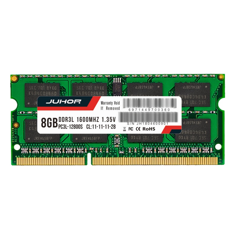 JUHOR玖合 DDR3L 1600 8G笔记本内存 低电压1.35V